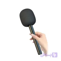 دسته میکروفون خبرنگاری (تبدیل آسان میکروفون های یقه ای به میکروفون دستی ) مناسب تولید محتوا ، خبرنگاران و مصاحبه و..