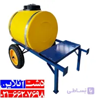 شاسی سمپاش فرغونی با مخزن 120 لیتری دو چرخ