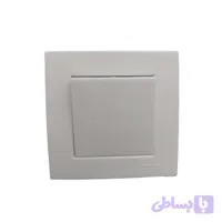 کلید روشنایی تک پل تو کار بهداد الکتریک مدل ورتکس(رنگ سفید)