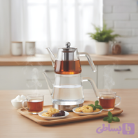 کتری و قوری شیشه ای عرشیا مدلGT115-3835(ارسال رایگان)