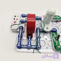کیت علمی آموزشی مدار الکتریکی همراه با ژنراتور دستی 31 مدل
