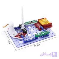 کیت علمی آموزشی مدار الکتریکی به همراه بازی با نور 8 مدل