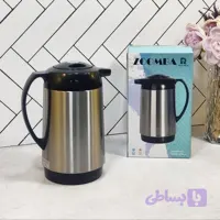 فلاسک نیم لیتری شیشه صورتی S1746B ساده زومبا