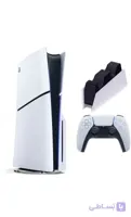 PS5 اسلیم دیسک اروپا2116+ دسته اضافه+استند شارژر اورجینال