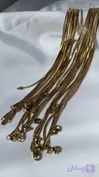 زنجیر استیل طلایی (کد VKCV3)