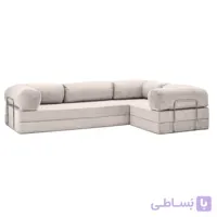 جدیدترین کاناپه تختخواب شو مدل ال پلاس کمجا مدرن لمین