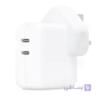 شارژر دیواری اپل مدل Dual USB-C Port توان ۳۵ وات