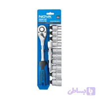 آچار بکس نووا کد 6691 درایو 1/2 اینچ مجموعه 12 عددی