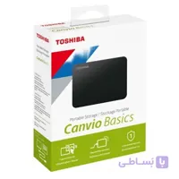 هارد اکسترنال توشیبا مدل بیسیک حجم یک ترابایت