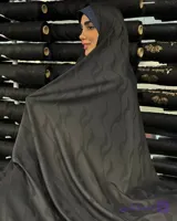 قواره چادر مشکی نانو مانیا طرح 8