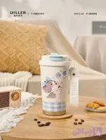 تراول ماگ دو حالته طرح گربه برند دیلر Diller