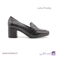 کفش زنانه پاشنه دار مجلسی چرم mrc2118-07