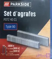 ست منگنه تایپ 90 پارکساید مدل PDTZ 40 C1 (15 میلی‌متر/10 میلی‌متر) 1600عددی
