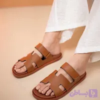 کفش زنانه صندل اچ H عسلی