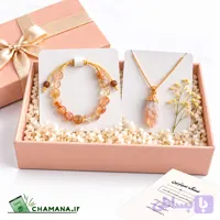 هدیه خاص خانم‌ها – ست سیترین، سنگ ثروت و نماد آرزوهای خوب