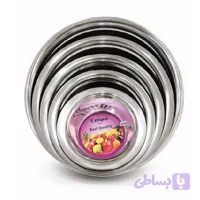 سرویس لگن 5 پارچه استیل جعبه دار