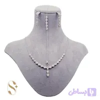 سرویس نقره زنجیره ای میکرو زنانه کد SilverSet-S006