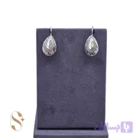 گوشواره نقره زنانه اویزی تراش کد SilverSet-G0049