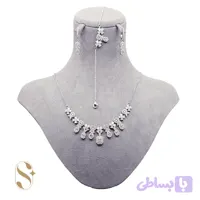 سرویس نقره زنجیره ای میکرو زنانه کد SilverSet-S0012