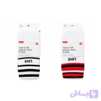 جوراب لولولمون Tale To Tell Quarter Sock*2 Pack Love کد 515