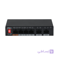 سوئیچ شبکه 4 پورت PoE داهوا (DAHUA) مدل DH-PFS3006-4ET-60