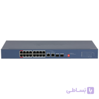 سوئیچ شبکه 16 پورت PoE داهوا (DAHUA) مدل DH-CS4218-16ET-240