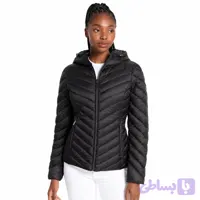 پافر مایکل کورس Chevron Logo Print Quilted Nylon Reversible Jacket