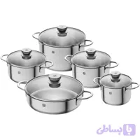سرویس قابلمه استیل ۱۰ پارچه زولینگ توئین نووا Zwilling twin nova ارسال همان روز( فوری )
