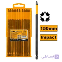 ست 10 عددی سر پيچ گوشتی یکسر چهار سو اینکو مدل SDBIM11PH263