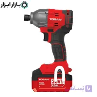 پیچ گوشتی شارژی ضربه ای براشلس 20 ولت توسن مدل 9520BIS