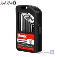 مجموعه 18 عددی آچار آلن بلند ترکیبی رونیکس مدل RH-2052