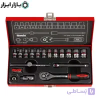 مجموعه بکس 17 عددی 1/4 اینچ رونیکس مدل RH-2617