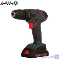 دریل پیچ گوشتی چکشی شارژی براشلس 20 ولت آروا مدل 5854