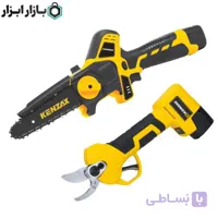 ست ترکیبی اره زنجیری و قیچی شارژی 16.8 ولت کنزاکس مدل 8740