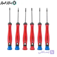 ست 6 عددی پیچ گوشتی ساعتی سری Brusk توسن مدل T4790