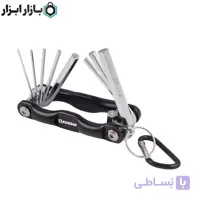 ست 8 پارچه آلن چاقویی ستار های شش گوش کنزاکس مدل KHK-108