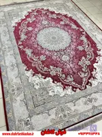 فرش لاکی 1500 شانه طلاکوب طرح محوا