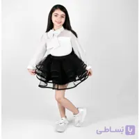 شومیز سفید دخترانه سایز1 و سایز2 و سایز3 و سایز4