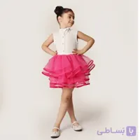 تاپ یقه چین حریر دخترانه