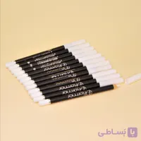 مداد چشم سفید فلورمار پوکه سفید مشکی Flormar eyeliner pencil