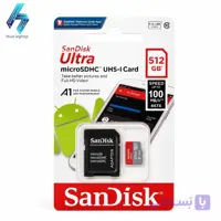 کارت حافظه microSDXC سن دیسک Ultra ظرفیت 512GB سرعت 100MB/s همراه آداپتور