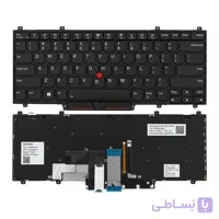 کیبورد Lenovo ThinkPad Yoga 370 / X380 Yoga مشکی بک‌ لایت دار TrackPoint