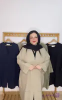 مانتو لینن اسلپ دو‌ جیب نیش دوزی بیگ سایز