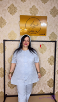 ست تی شرت و شلوار گلدار سایز بزرگ رنگ پاستیلی از جنس نخ پنبه ضد حساسیت ۴۶ تا ۵۸