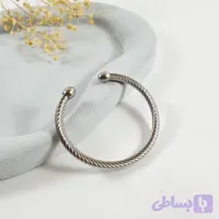 دستبند استیل دیوید یورمن مدل کابلی اسپرت و مینیمال | دلسامه
