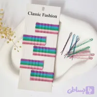 سنجاق موی زنانه و دخترانه فلزی 50 عددی | دلسامه