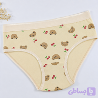 شورت زنانه نخی طرح‌دار فانتزی سایز XL مناسب ۳۸ تا ۴۲ | دلسامه