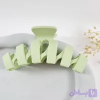 کلیپس موی مات طرح زیگزاگی زیبا در رنگ‌های پاستلی جذاب | دلسامه