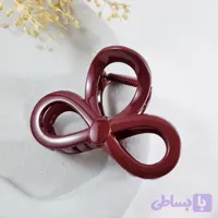 کلیپس مو زنانه مدل پاپیون سه پر براق سایز بزرگ| دلسامه