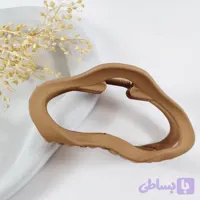 کلیپس مو زنانه سایز بزرگ مدل بیضی دفرمه مات | دلسامه
